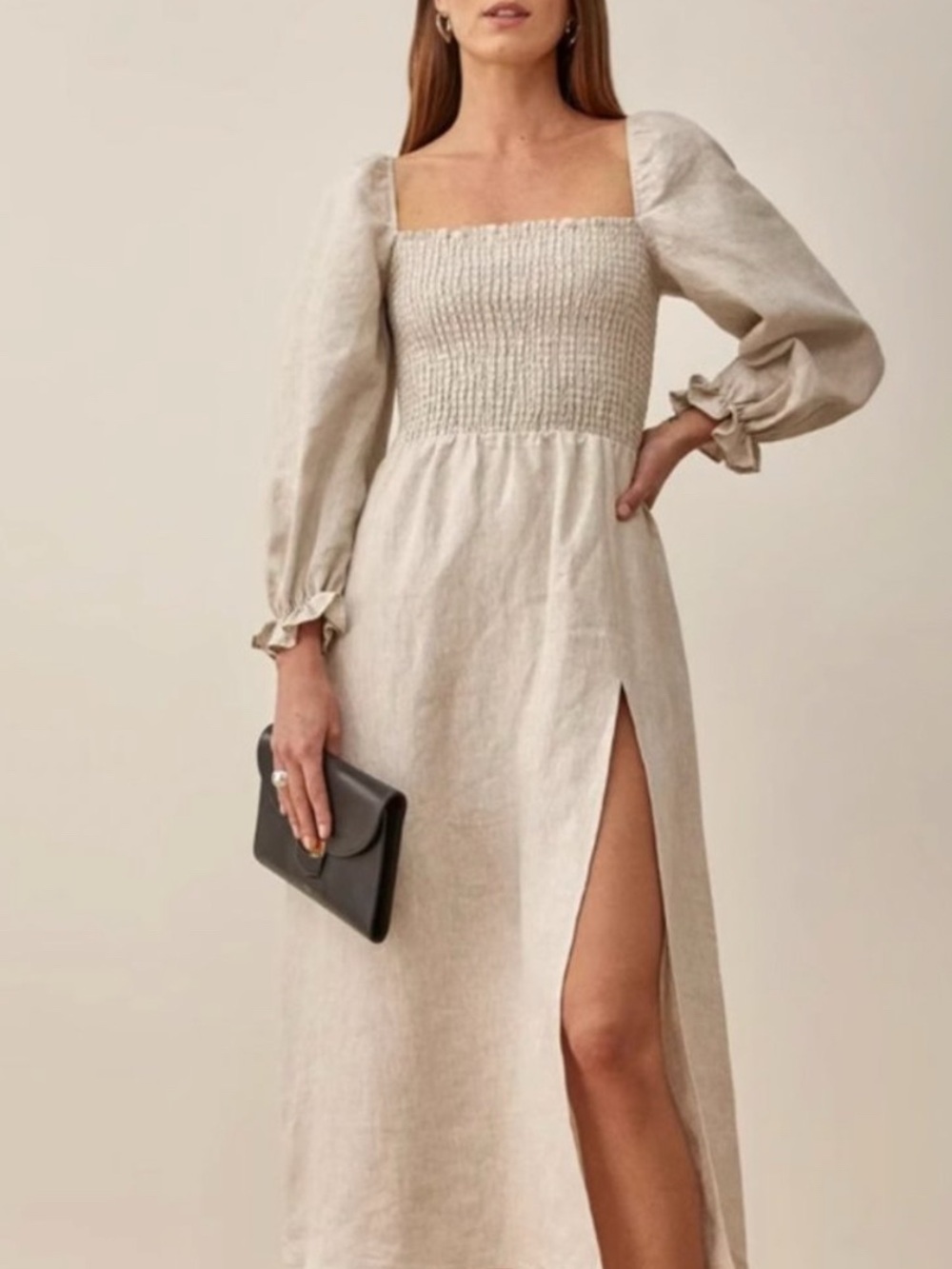 Reformation gitane linen dress
